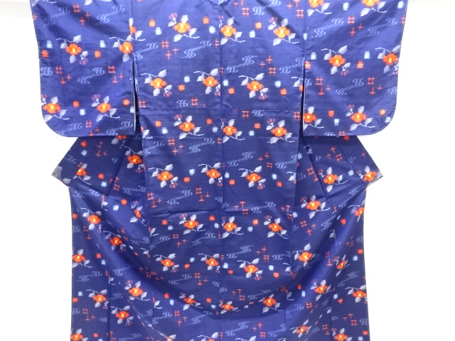 Japanese Kimono / Tsumugi Omeshi Silk